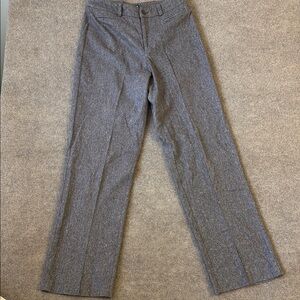 Ralph Lauren Polo Jeans Co Women's Wool Blend Dress Pants Brown Trousers Size 8